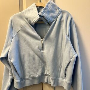 Target quarter zip cropped sweatshirt XXL